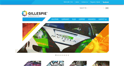 Desktop Screenshot of gillespie-graphics.com